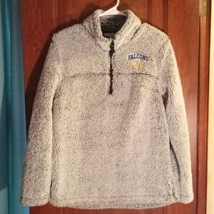 NWOT Women's Size S Port Authority Falcons Sherpa Sweatshirt